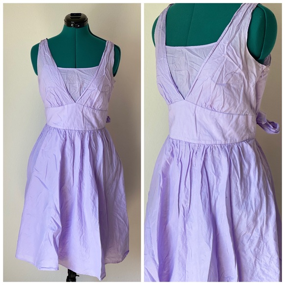 George Dresses & Skirts - NFS lavender tea empire waist dress Size 10